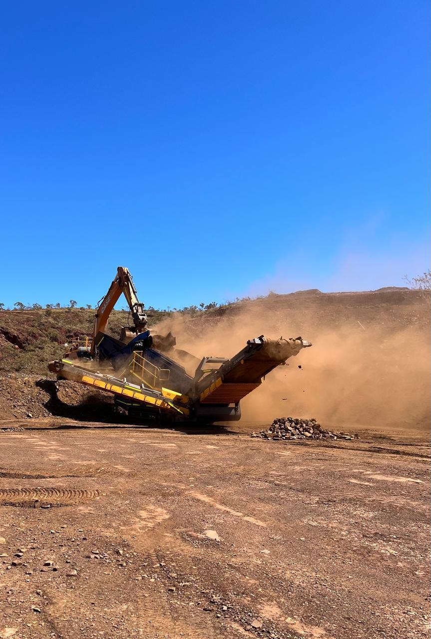 Crushing and screening