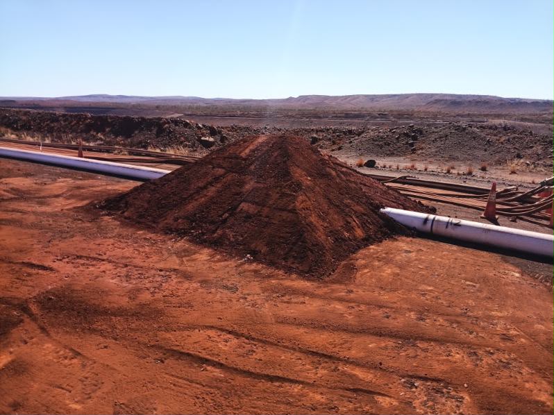 Prepared access and trench works at the Pilbara project
